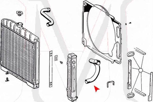 HOSE,RADIATOR LOWER