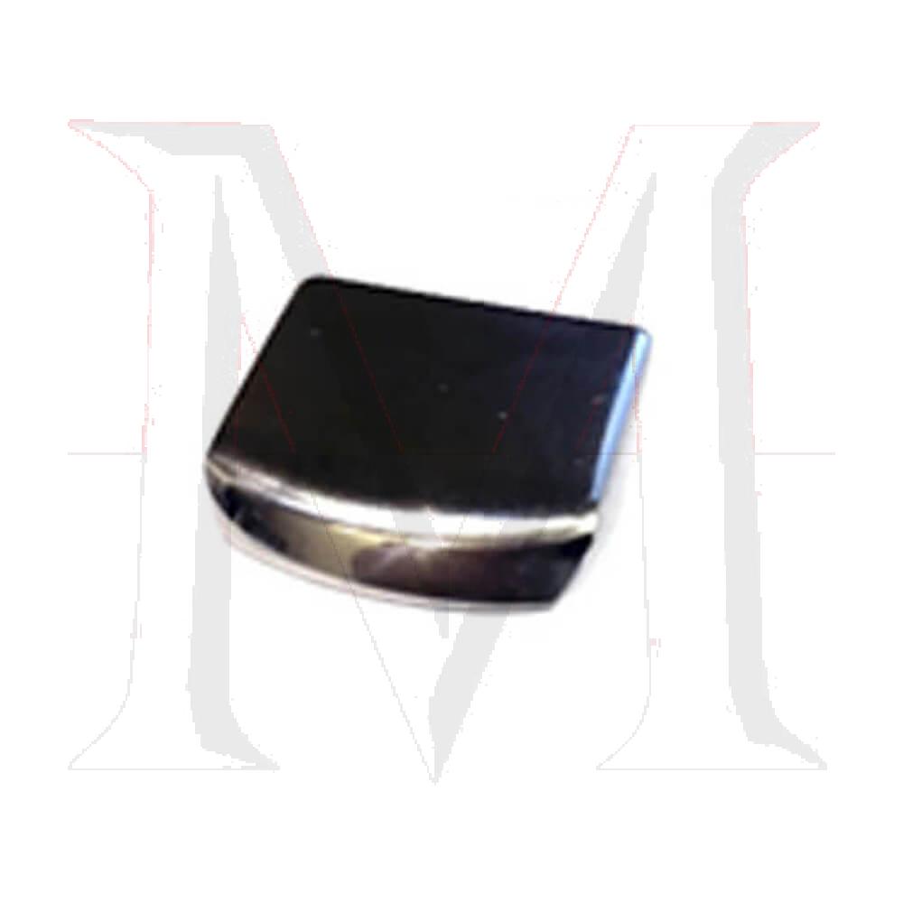 DOOR LOCK SCREW COVER CHROME TAB